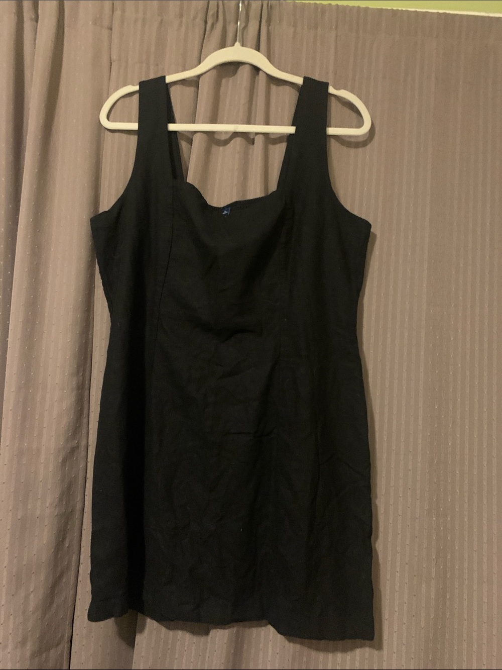 Old Navy Classic Black Sleeveless Sheath Dress Petite XL Smocked Back